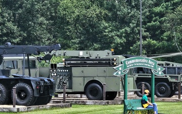 August 2025 family visit held at Fort McCoy's historic Commemorative Area
