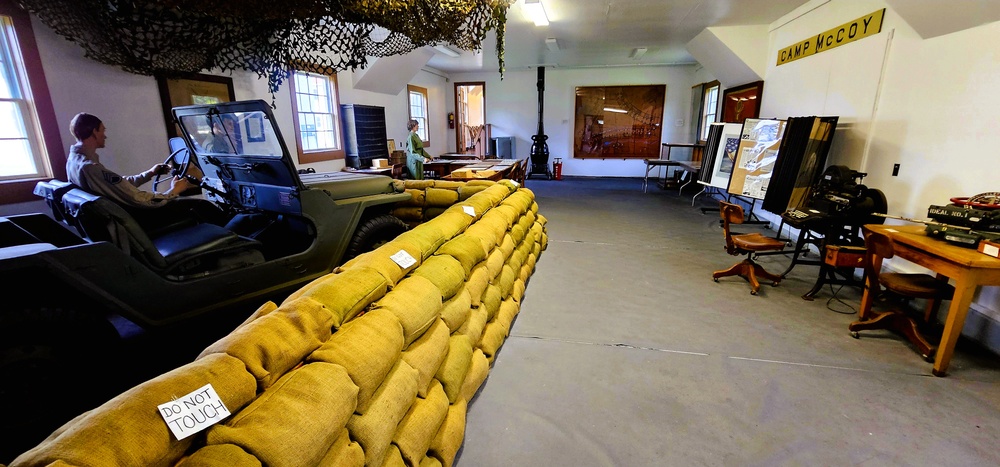 August 2025 family visit held at Fort McCoy's historic Commemorative Area