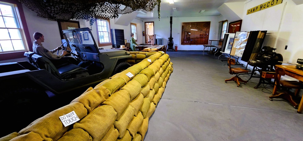 August 2025 family visit held at Fort McCoy's historic Commemorative Area
