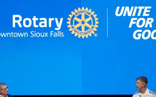 Rear Adm. Michael Wosje Speaks at Military Heritage Alliance During Sioux Falls Navy Week