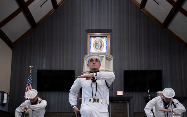 Ceremonial Guard Performs at VA Medical Center During Sioux Falls Navy Week