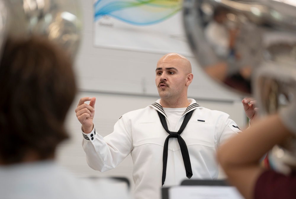 Navy Band Great Lakes Visits Jefferson High School During Sioux Falls Navy Week