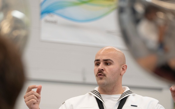 Navy Band Great Lakes Visits Jefferson High School During Sioux Falls Navy Week