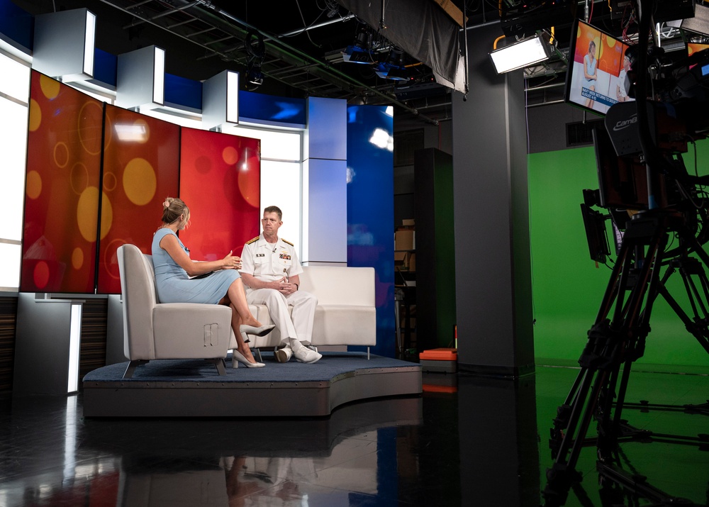 Rear Adm. Michael Wosje Speaks with Dakota News Now During Sioux Falls Navy Week