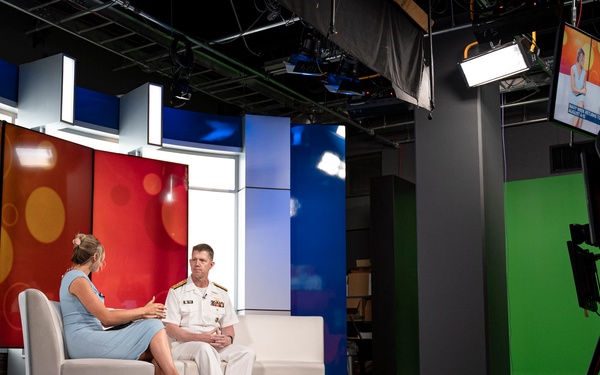Rear Adm. Michael Wosje Speaks with Dakota News Now During Sioux Falls Navy Week