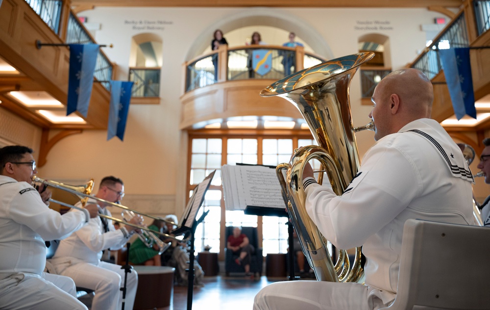 Navy Band Great Lakes Performs at Sanford Children’s Hospital During Sioux Falls Navy Week