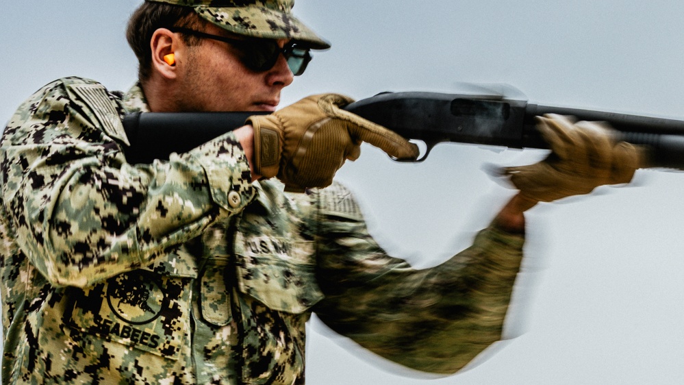 NMCB-3 Seabees Earn Their Shotgun Qualification