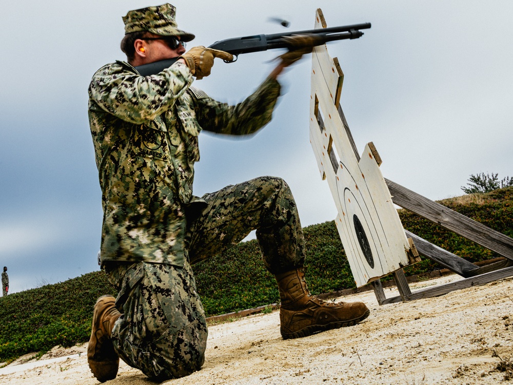 NMCB-3 Seabees Earn Their Shotgun Qualification