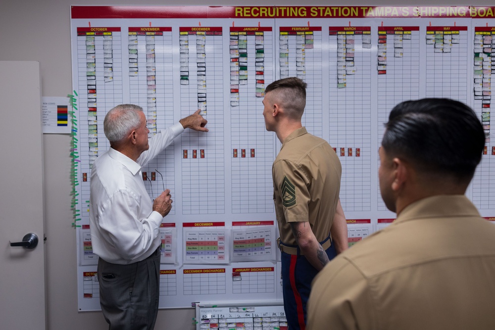 Maj. Gen. James S. “Hammer” Hartsell Visit