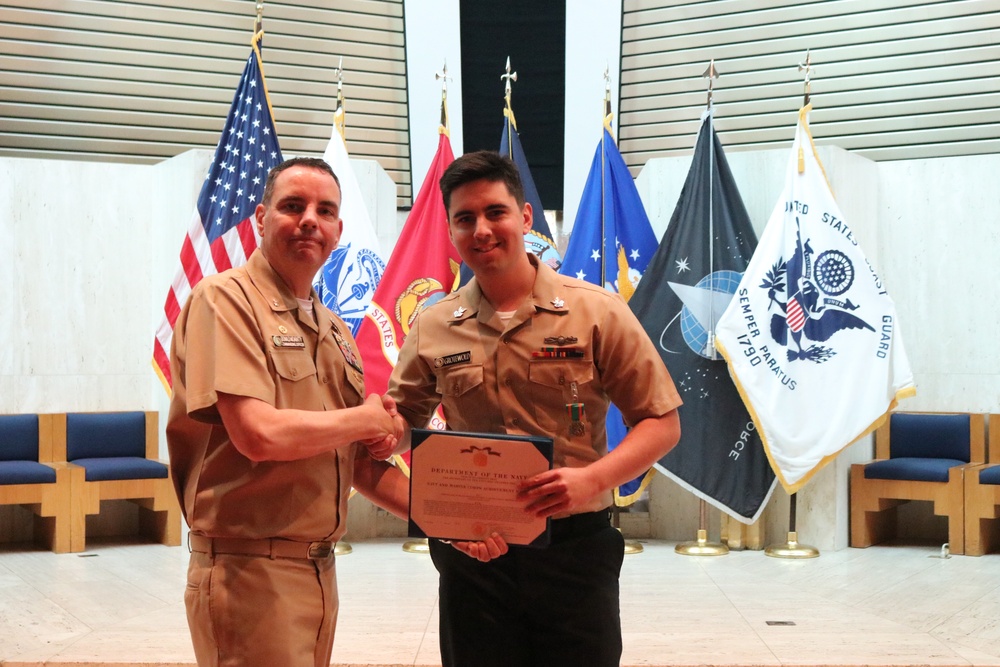 NIOC Pensacola Holds Awards Ceremony for the Month of August