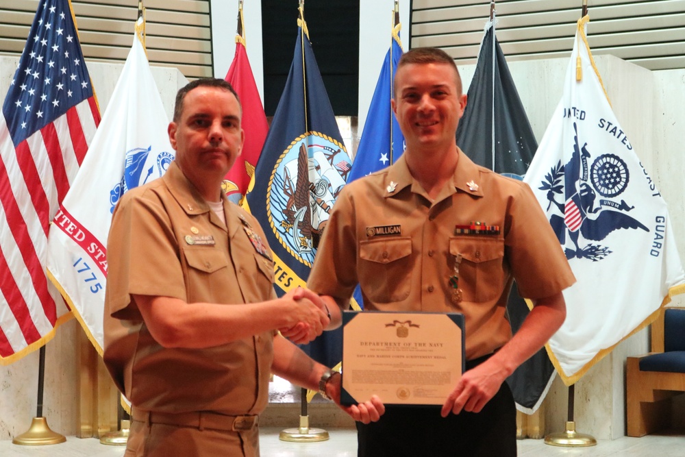 NIOC Pensacola Holds Awards Ceremony for the Month of August