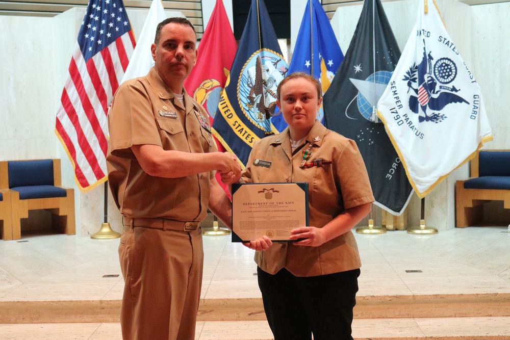 NIOC Pensacola Holds Awards Ceremony for the Month of August