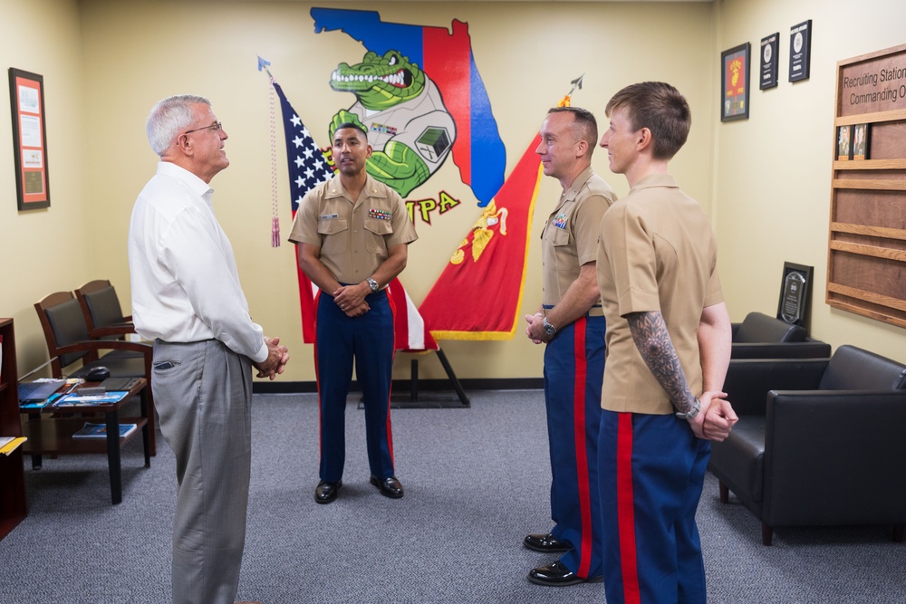 Maj. Gen. James S. “Hammer” Hartsell Visit