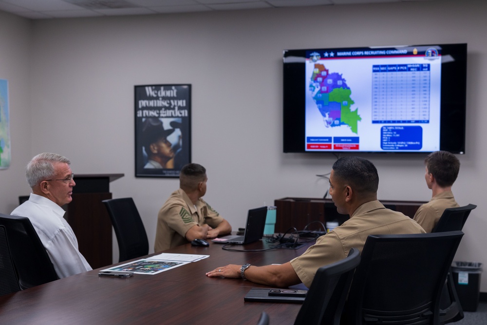 Maj. Gen. James S. “Hammer” Hartsell Visit