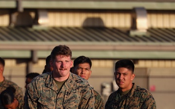 Marine Aircraft Group 24 Marines Participate in Physical Training