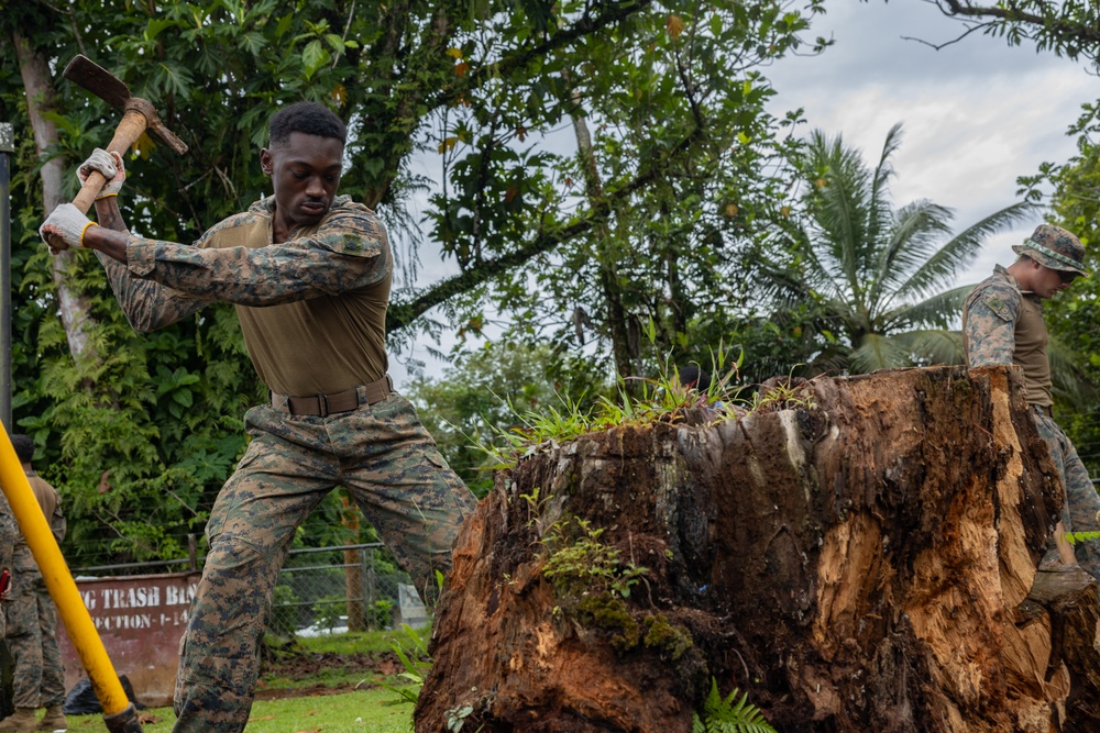Readiness Meets Reading: Koa Moana Marines and Sailors Help Restore Pohnpei Public Library