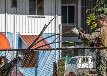 Readiness Meets Reading: Koa Moana Marines and Sailors Help Restore Pohnpei Public Library