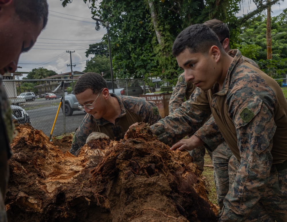 Readiness Meets Reading: Koa Moana Marines and Sailors Help Restore Pohnpei Public Library