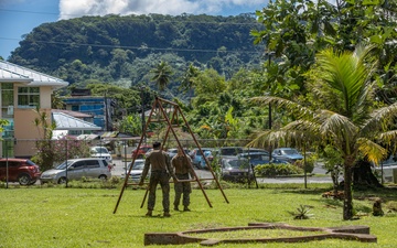 Readiness Meets Reading: Koa Moana Marines and Sailors Help Restore Pohnpei Public Library