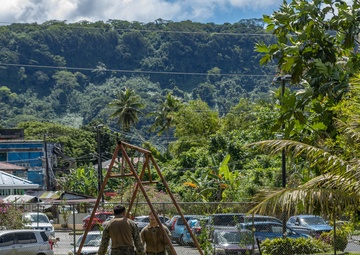 Readiness Meets Reading: Koa Moana Marines and Sailors Help Restore Pohnpei Public Library
