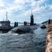 USS Santa Fe (SSN 763) pulls into Commander, Fleet Activities Sasebo