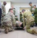 Medical personnel provide care during the Trilateral CASEVAC Training at Camp Asaka, Japan, Aug. 21, 2025.