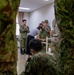 Medical personnel provide care during the Trilateral CASEVAC Training at Camp Asaka, Japan, Aug. 21, 2025.