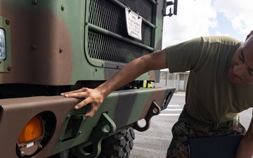 5th ANGLICO conducts preventative maintenance checks and services on vehicles