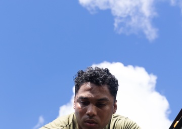 5th ANGLICO conducts preventative maintenance checks and services on vehicles