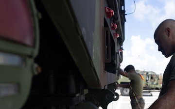 5th ANGLICO conducts preventative maintenance checks and services on vehicles