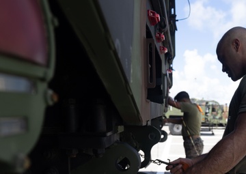 5th ANGLICO conducts preventative maintenance checks and services on vehicles