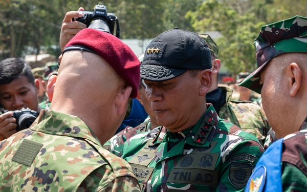 SGS Senior Leaders Pin Airborne Wings