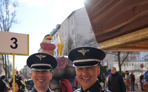 USAFE-AFAFRICA Band Performs on Rosenmontag 2025