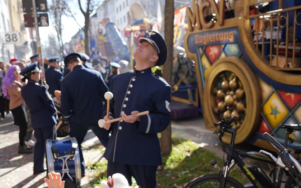 USAFE-AFAFRICA Band Performs on Rosenmontag 2025