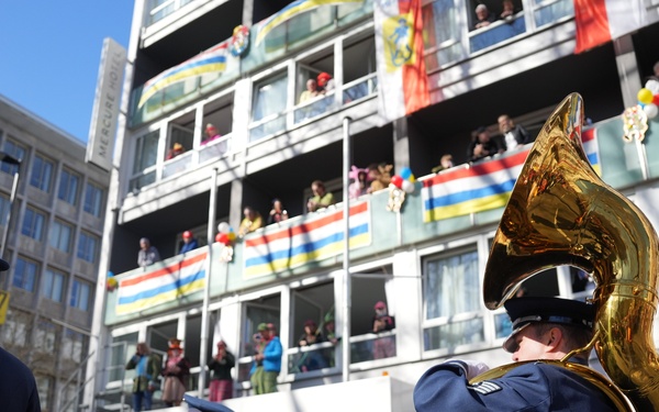USAFE-AFAFRICA Band Performs on Rosenmontag 2025