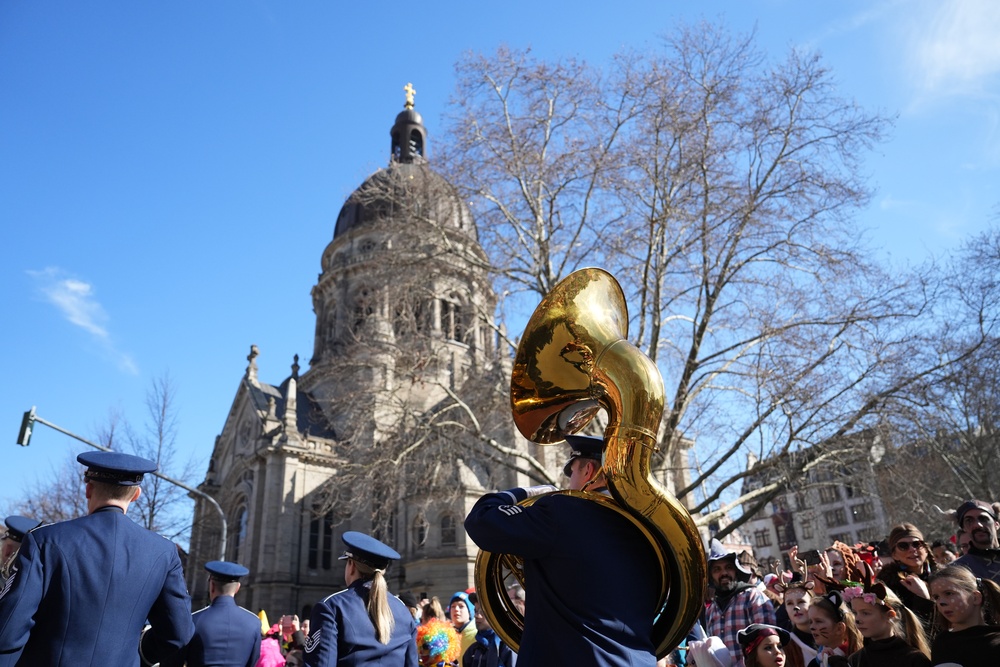 USAFE-AFAFRICA Band Performs on Rosenmontag 2025