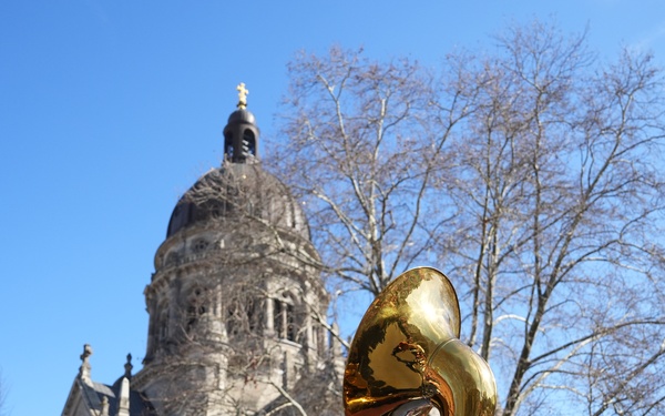 USAFE-AFAFRICA Band Performs on Rosenmontag 2025