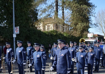 USAFE-AFAFRICA Band Performs for the 2025 Ramstein Fasching Parade