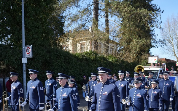 USAFE-AFAFRICA Band Performs for the 2025 Ramstein Fasching Parade
