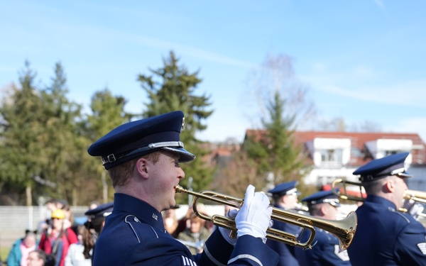 USAFE-AFAFRICA Band Performs for the 2025 Ramstein Fasching Parade