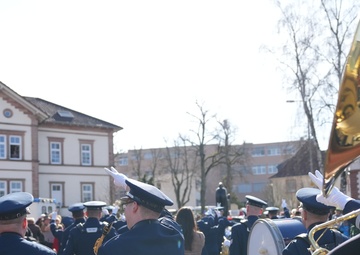 USAFE-AFAFRICA Band Performs for the 2025 Ramstein Fasching Parade