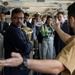 USS Frank Cable (AS 40) hosts distinguished visitors in Chennai, India