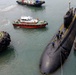 INS Sindhuvijay (S62) moors alongside USS Frank Cable (AS 40)