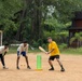 USS Frank Cable (AS 40) Sailors participate in sports with Guru Nanak College students