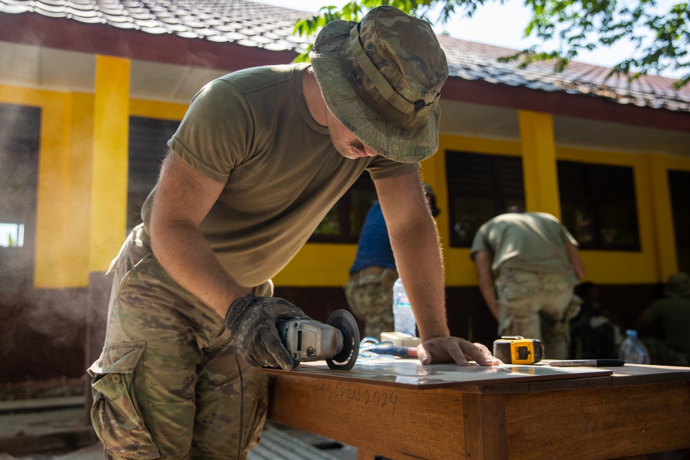 Garuda Shield holds it's annual exercise between the Indonesian National Armed Forces and U.S. Military