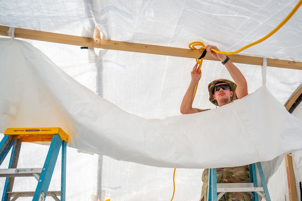 378th ECES Structures: Building up 378th AEW