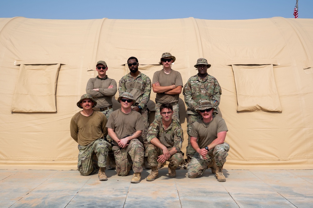 378th ECES Structures: Building up 378th AEW