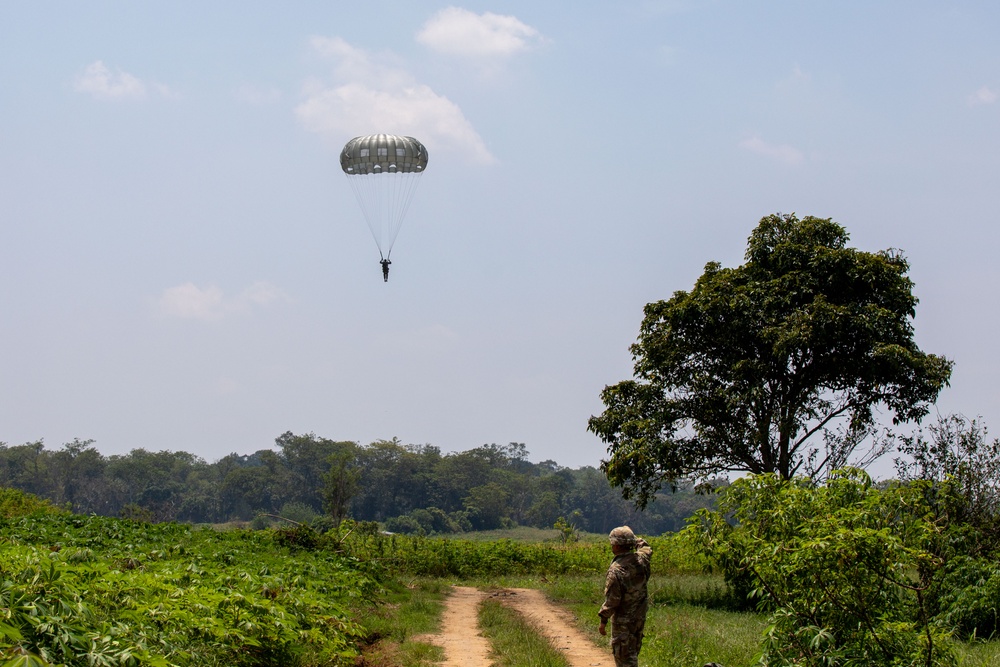 Super Garuda Shield 25- Airborne Jump into Baturaja, Indonesia