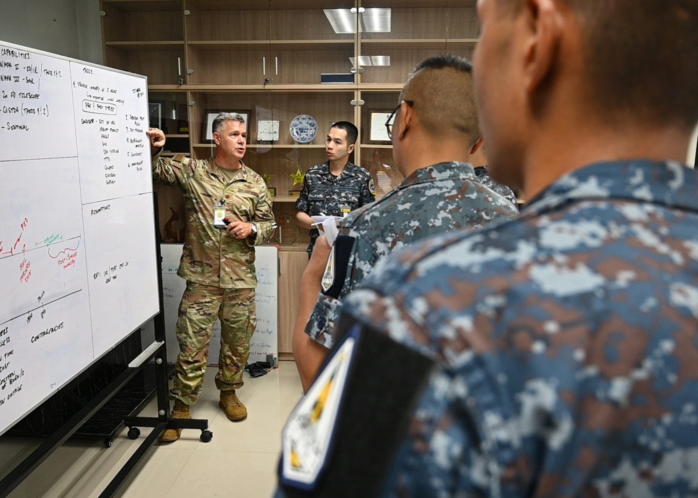 U.S., Thai Airmen Explore Space Operations in Enduring Partners Exchange