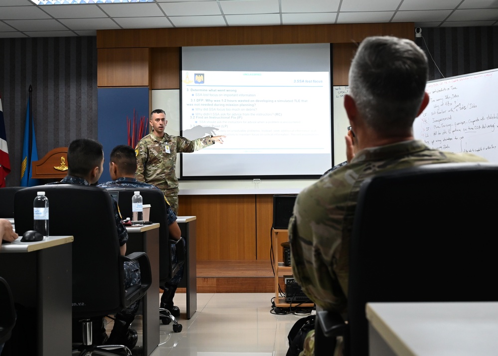 U.S., Thai Airmen Explore Space Operations in Enduring Partners Exchange
